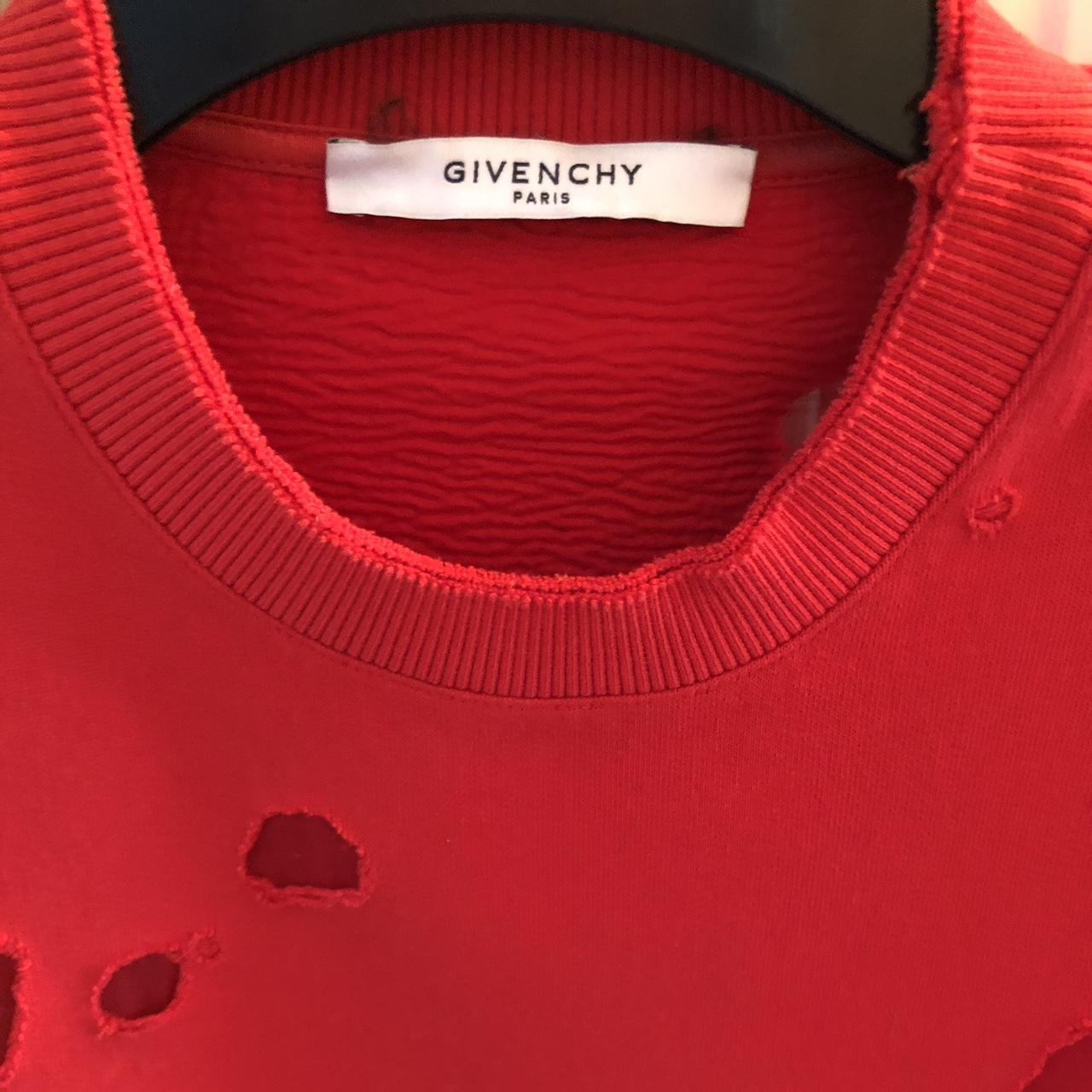 Givenchy red jumper clearance mens