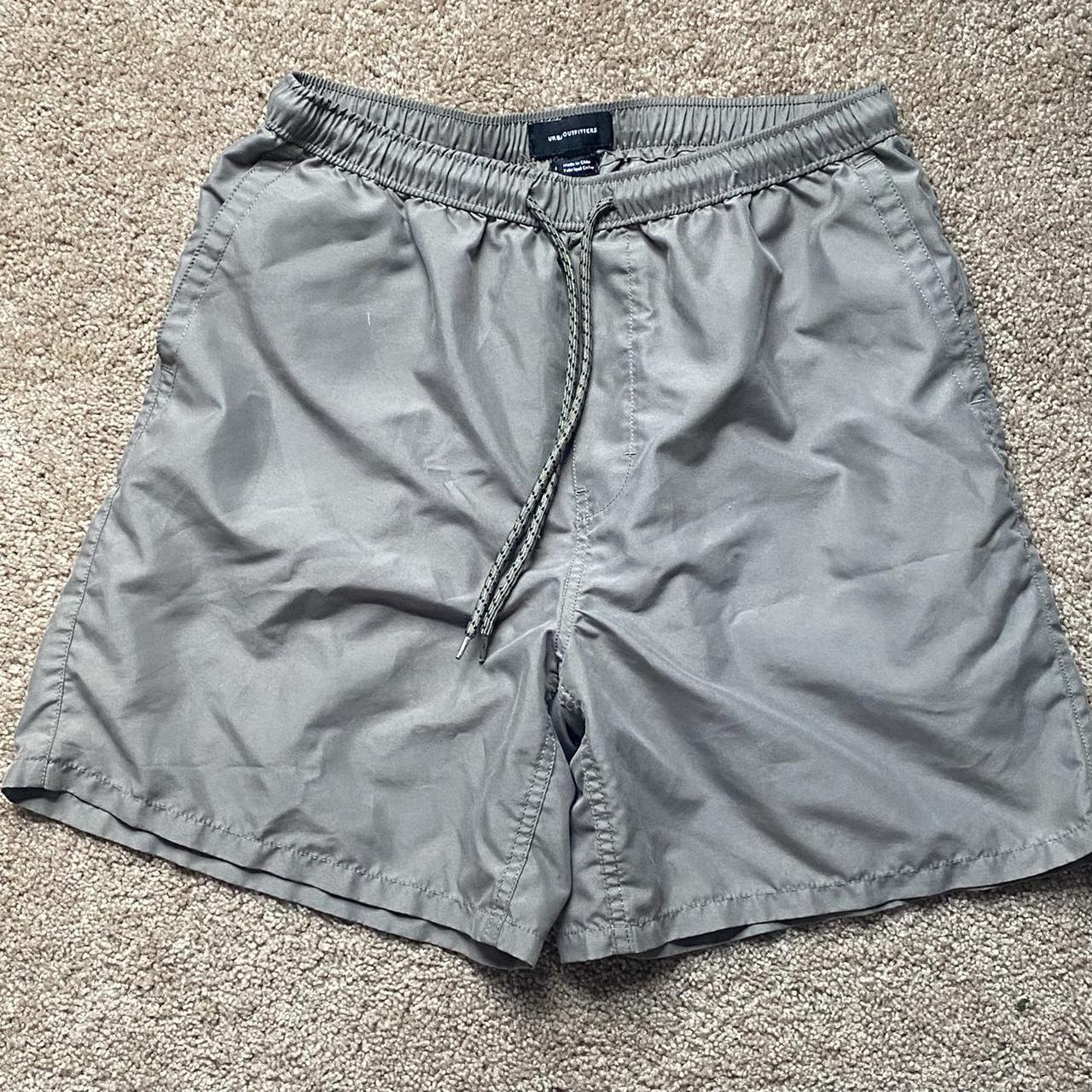 urban outfitters men’s swim shorts. army green color... - Depop