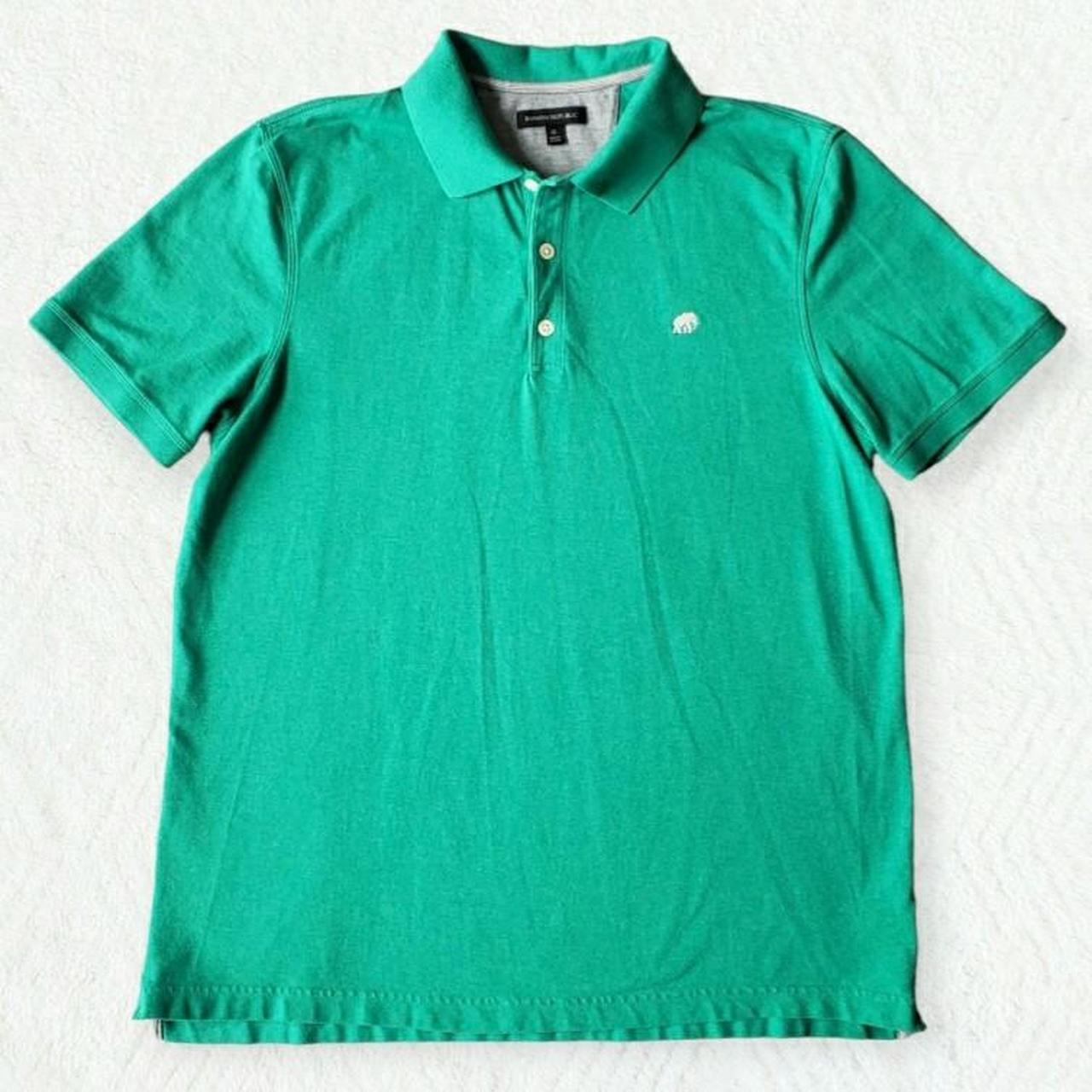 Banana Republic Mens Green Polo Shirts Depop 1603