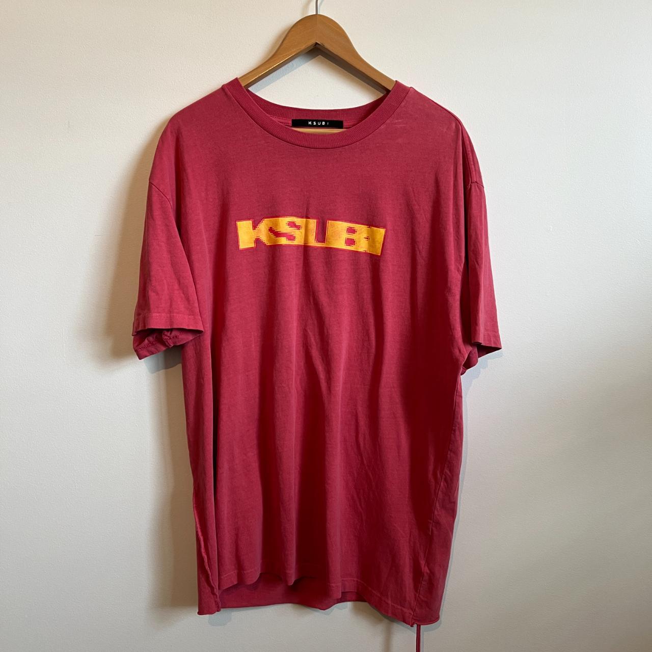 new ksubi large l tee shirt t short sleeve top pixel | Depop
