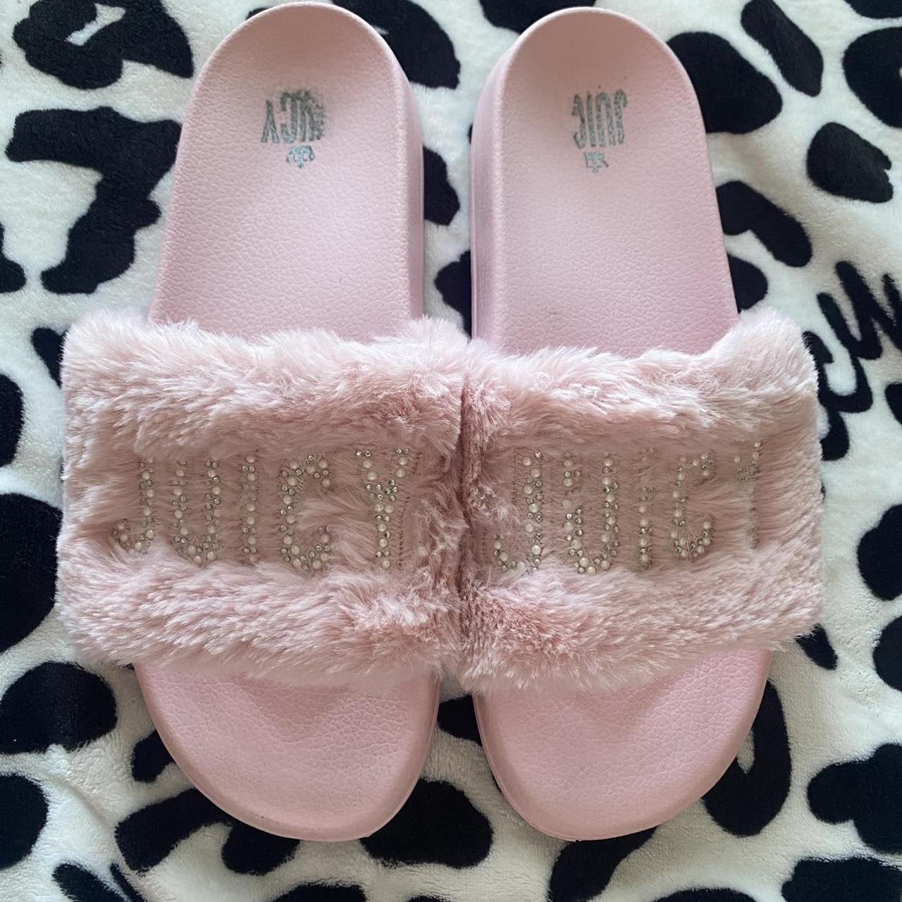 Juicy couture slides 🩷 / women’s sz 10 ~ they were... - Depop