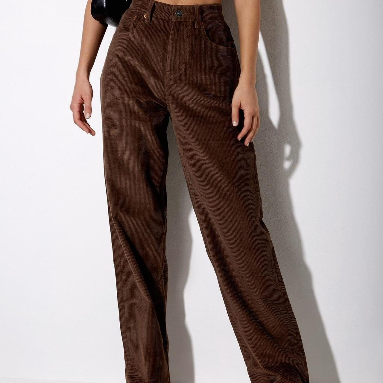 Motel Women's Brown Trousers Depop