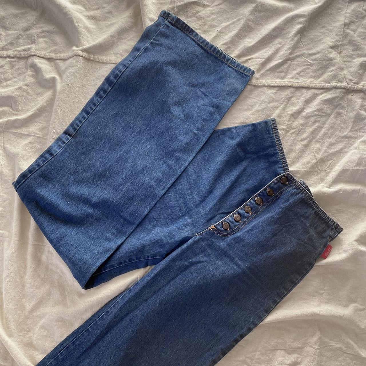 Love these incredible vintage 1970's, high-waisted,... - Depop