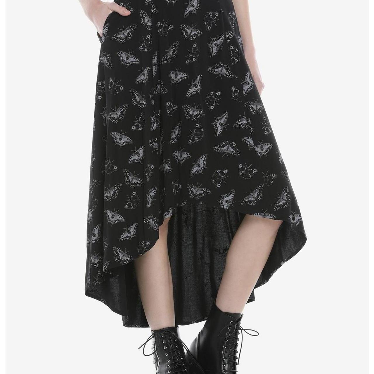 Hot Topic Women's Black Skirt Depop