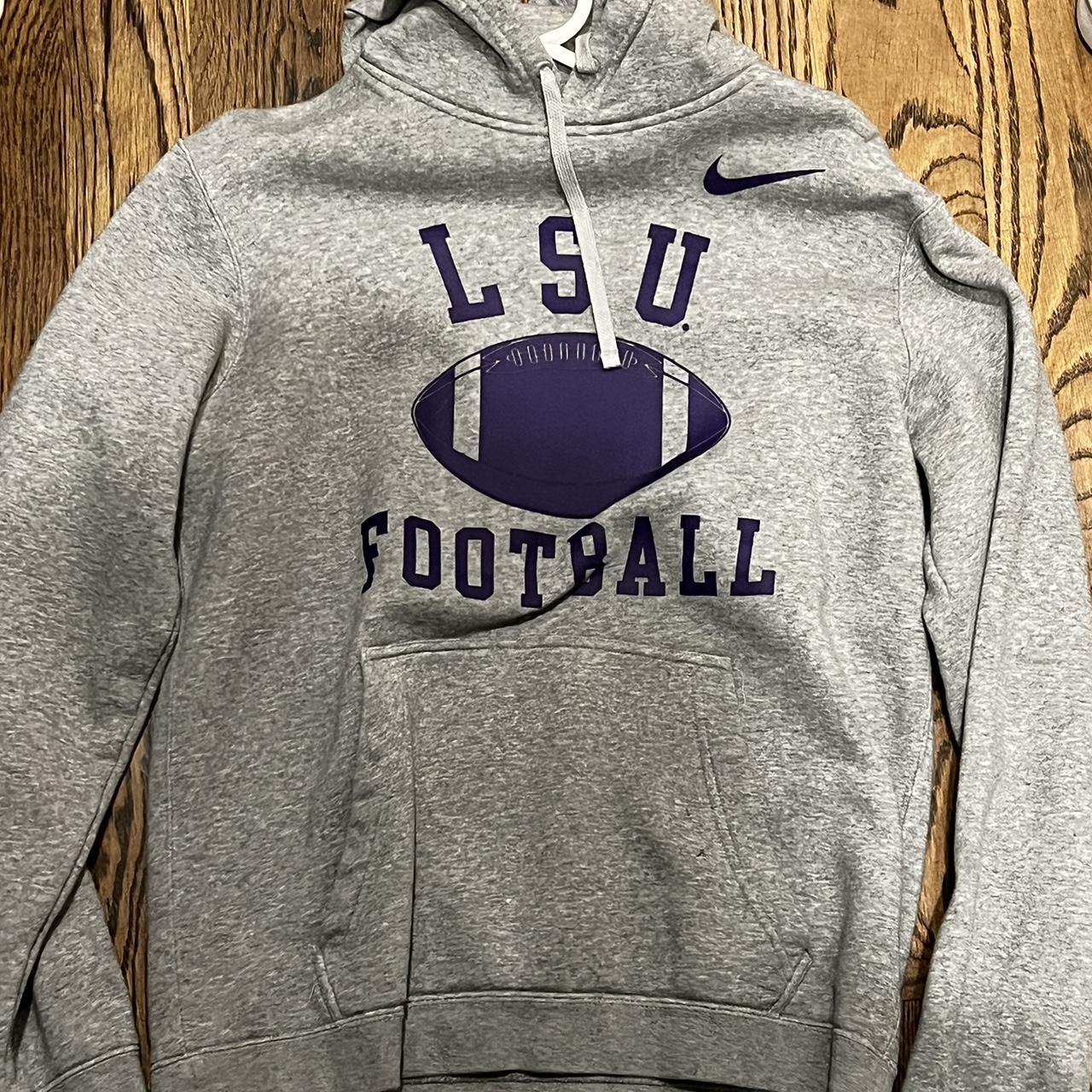 lsu football hoodie nike