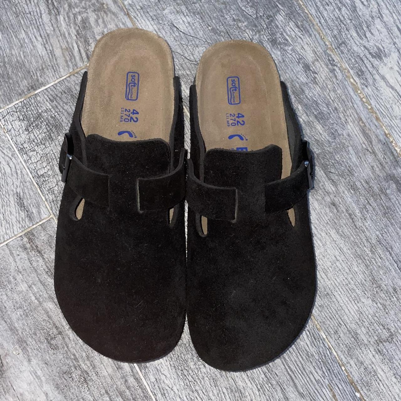 Birkenstock Boston Clogs Size 42EU Black Colorway... - Depop