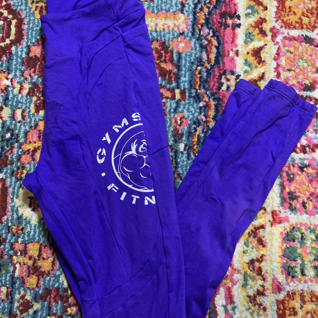Gymshark leggings in bright purple! In good - Depop