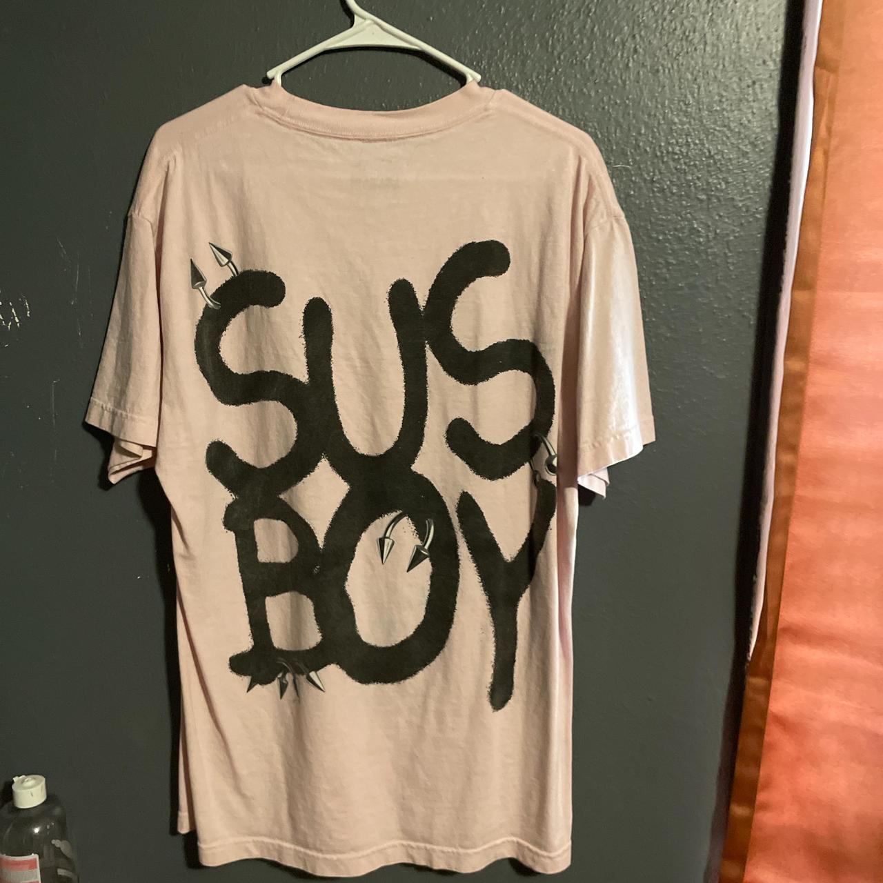 Sus Boy hockey mask pink tee, Open to...