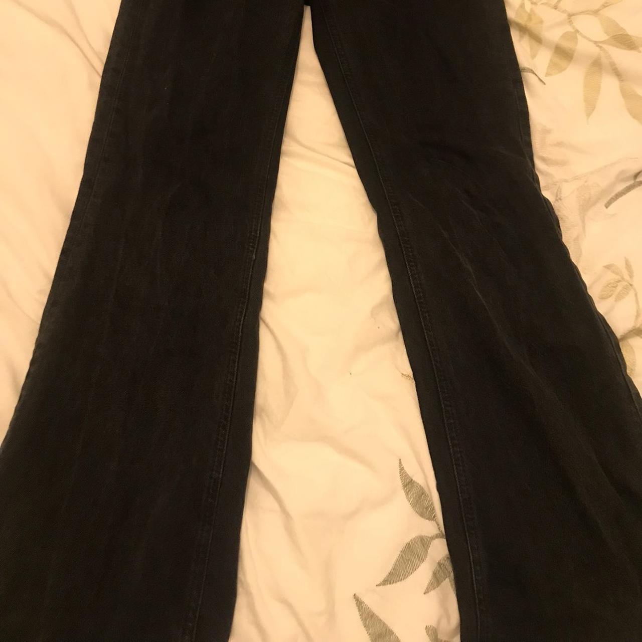 Women's Black and Grey Jeans | Depop