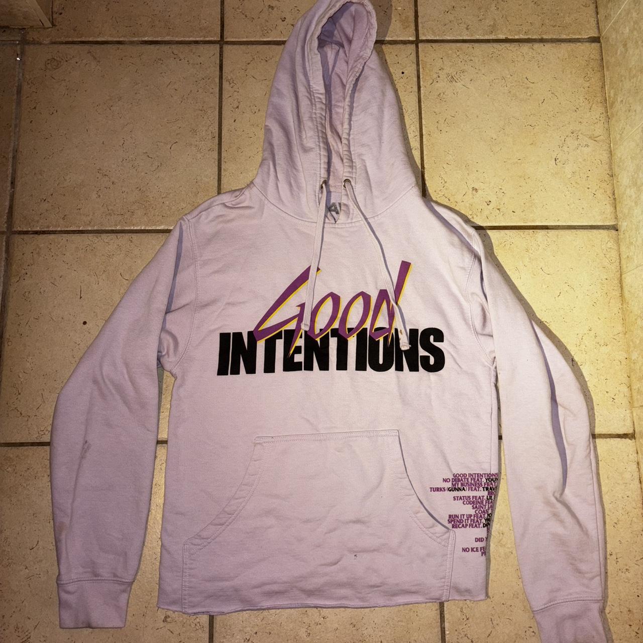 Pink vlone hoodie on sale