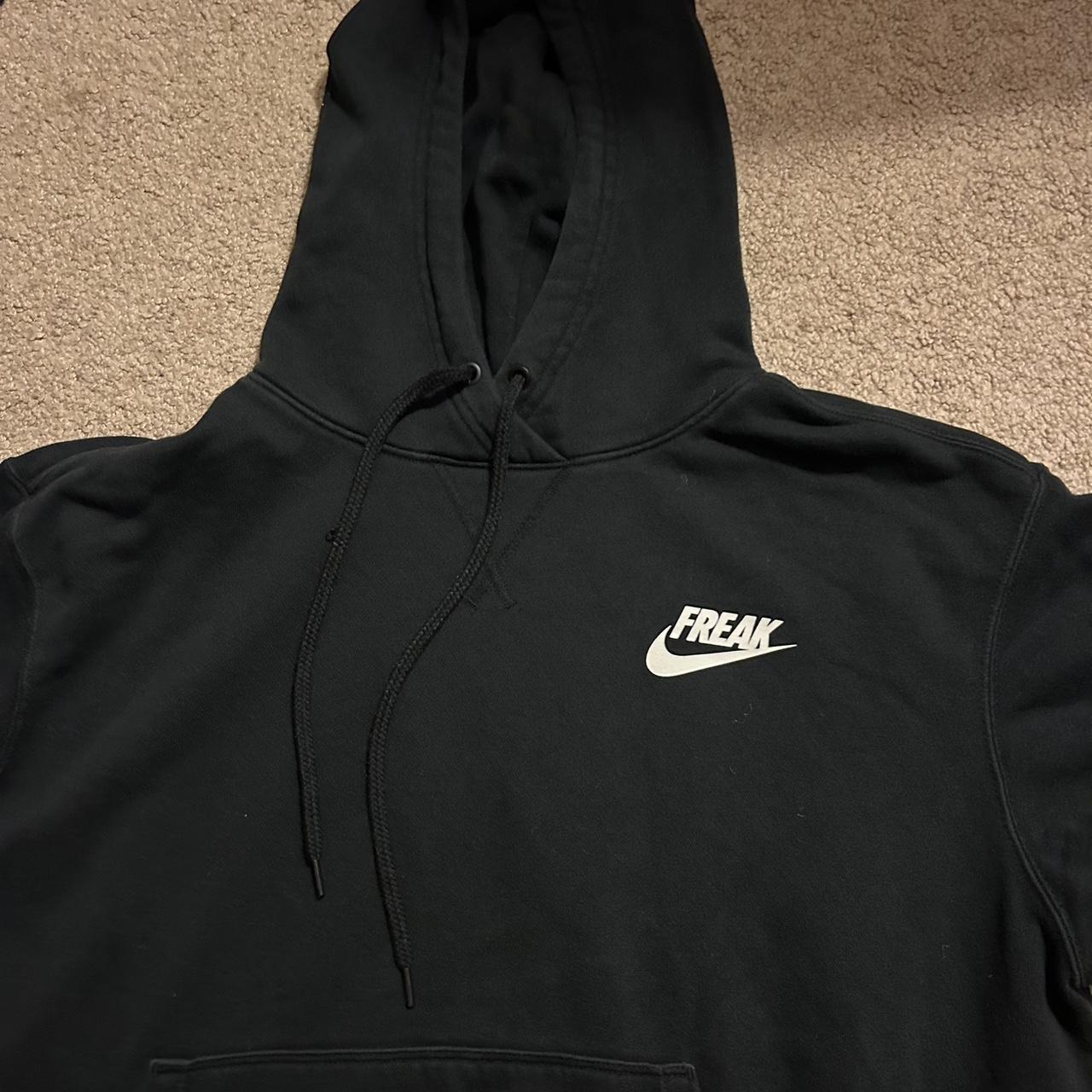 nike freak hoodie black