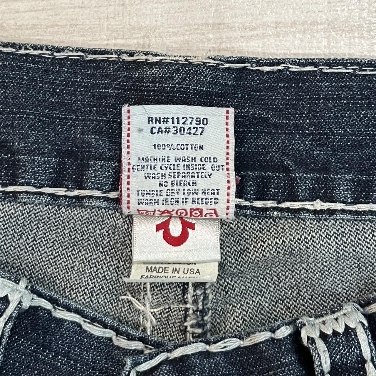 Rare Vintage True Religion Joey Super T Jeans With... - Depop