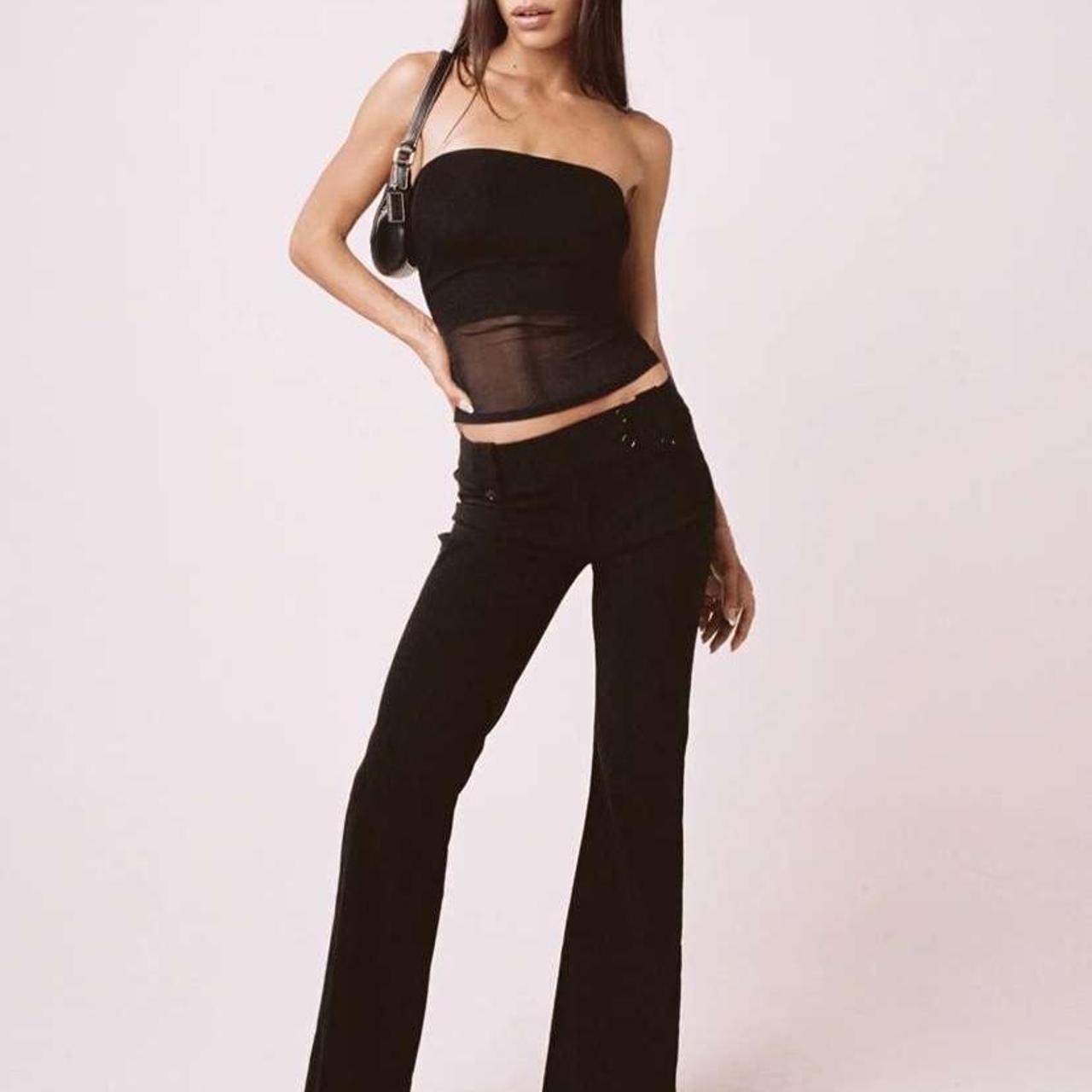 Tigermist ~ Kitty pants Black Cotton on the back is… - Depop