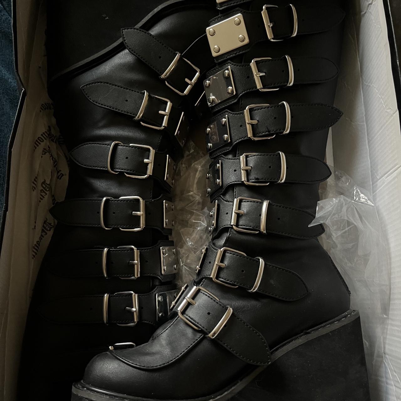 Demonia Women's Platform Boots - Black - US 7 – O… - image 7