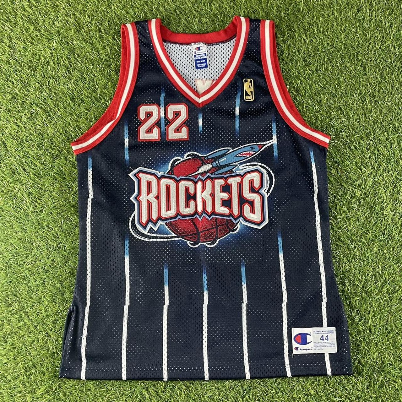 Houston rockets vintage jersey condition: - Depop