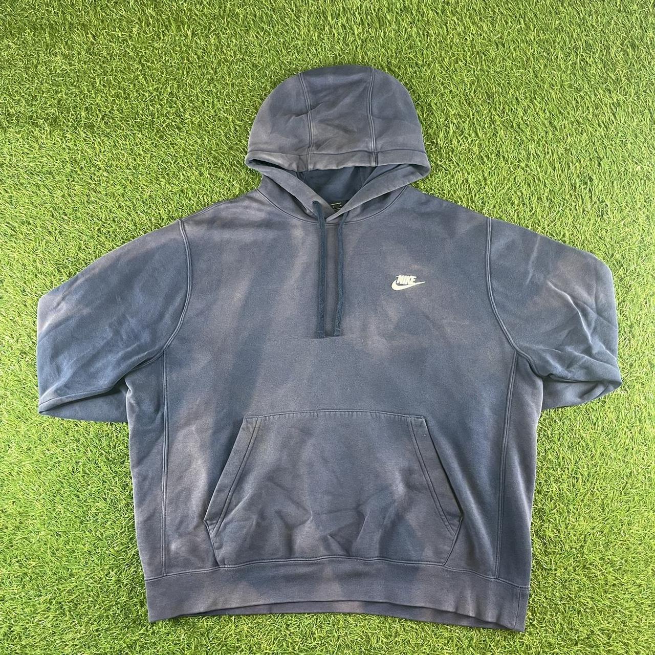 Early Y2K Nike Heavy Color Distortion Hoodie