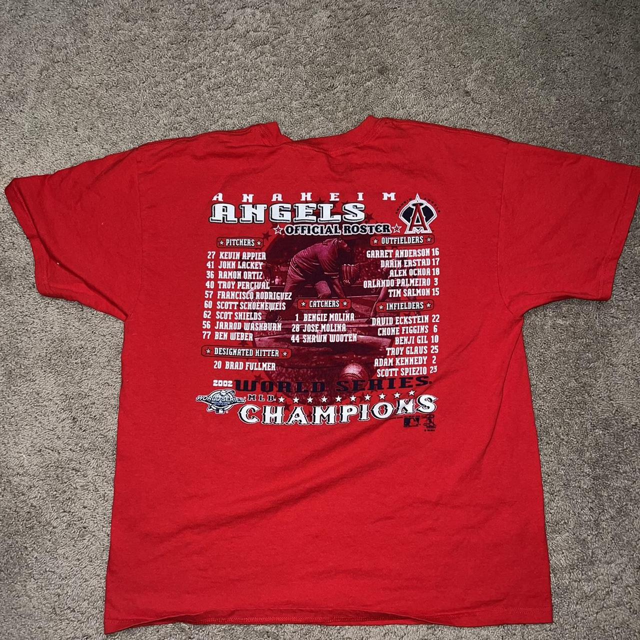 Vintage 2002 Anaheim Angels World Series Champions - Depop