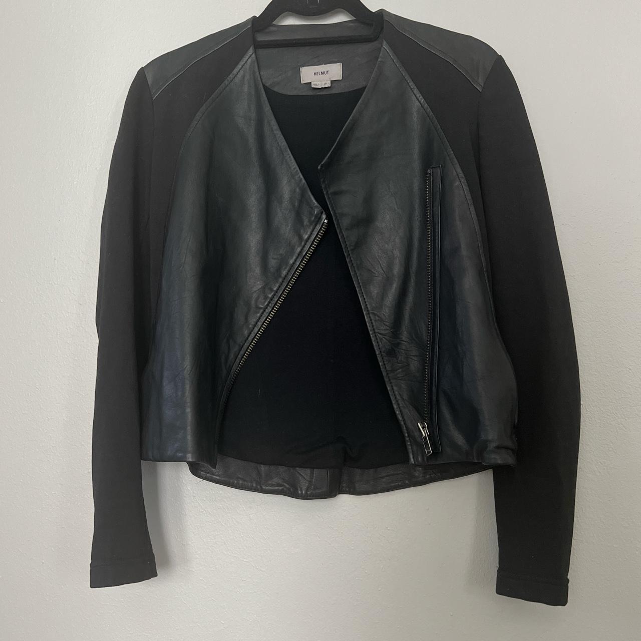 ジャケット・アウター HELMUT LANG leather jacket Helmut Lang zip-up Leather Jacket | Black | FARFETCH