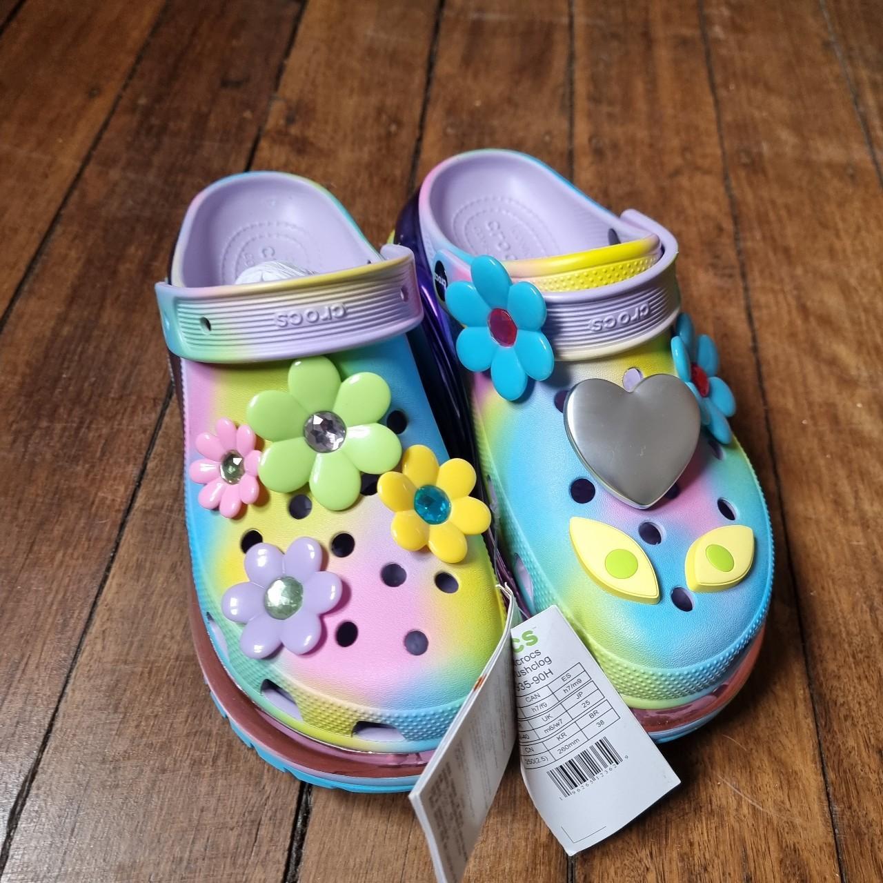 Size 9W 7M Limited edition LAZY OAF X Crocs...