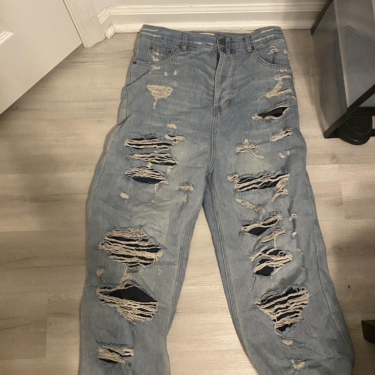 Balenciaga Style Jeans NOT BALENCI THO #balenciaga... - Depop