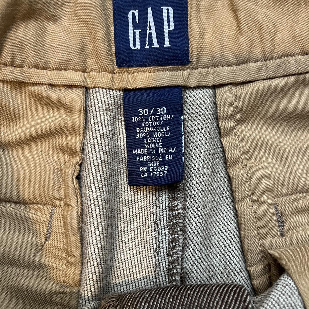 Gap Brown pants in good condition. Minor flaw on one... - Depop