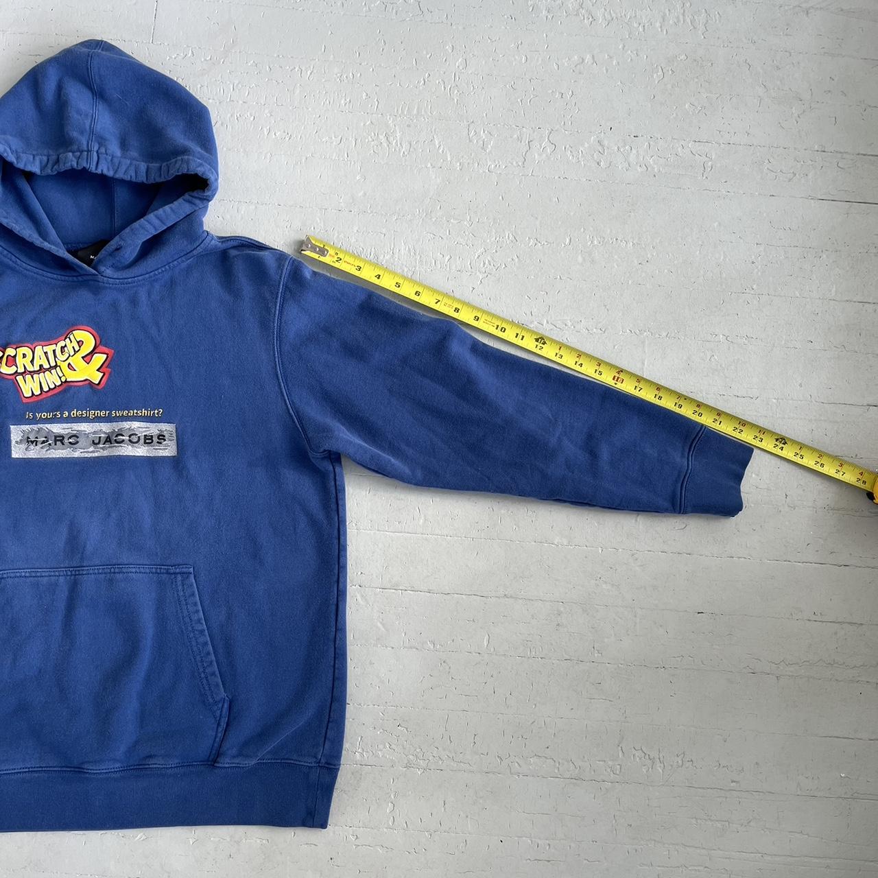 MARC JACOBS × IDEA * 美品 Scratch&Win フーディ Marc Jacobs x Idea Lottery Scratch & Win Hoodie Blue Size