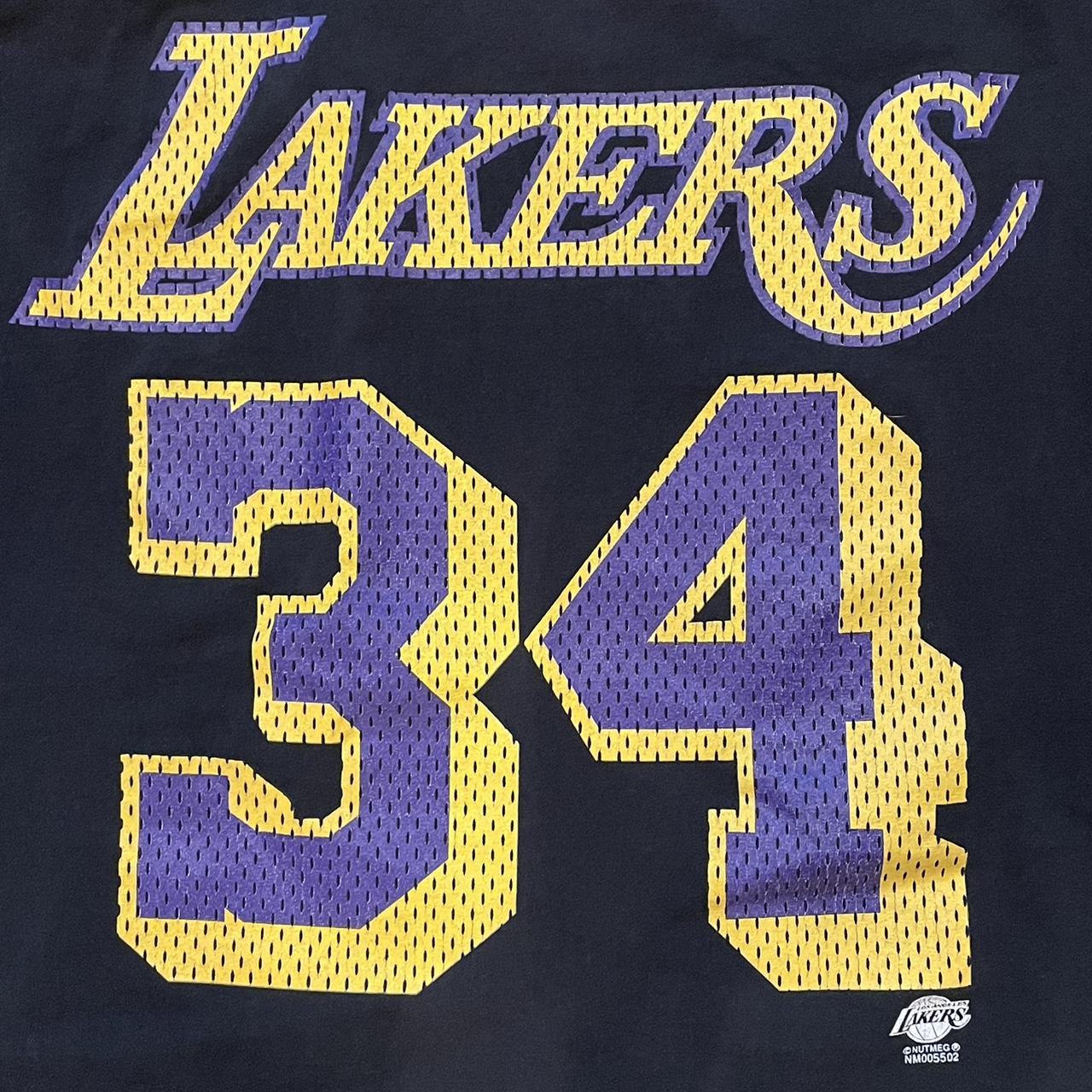 VINTAGE SHAQUILLE O NEAL LAKERS LEE SPORT TEE - Primetime