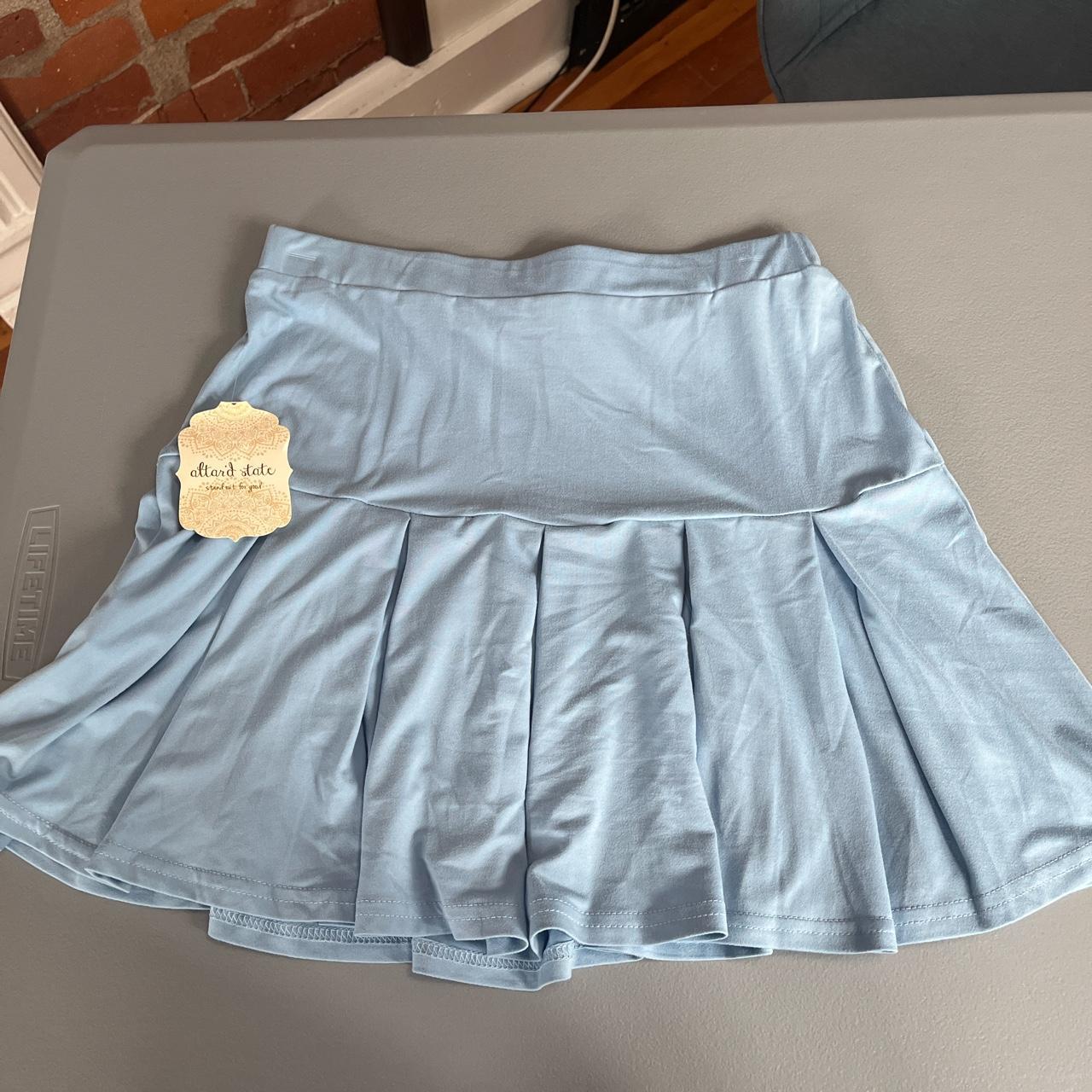 Altar'd State Women's Blue Skirt | Depop