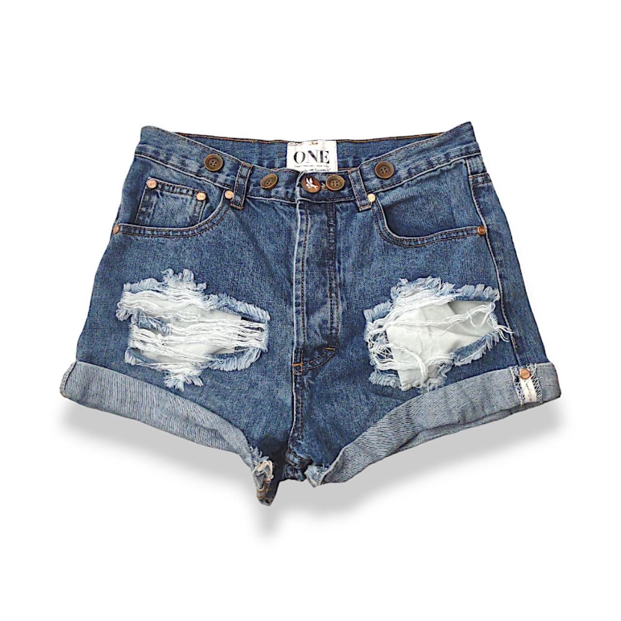 Fashion one teaspoon high waisted shorts