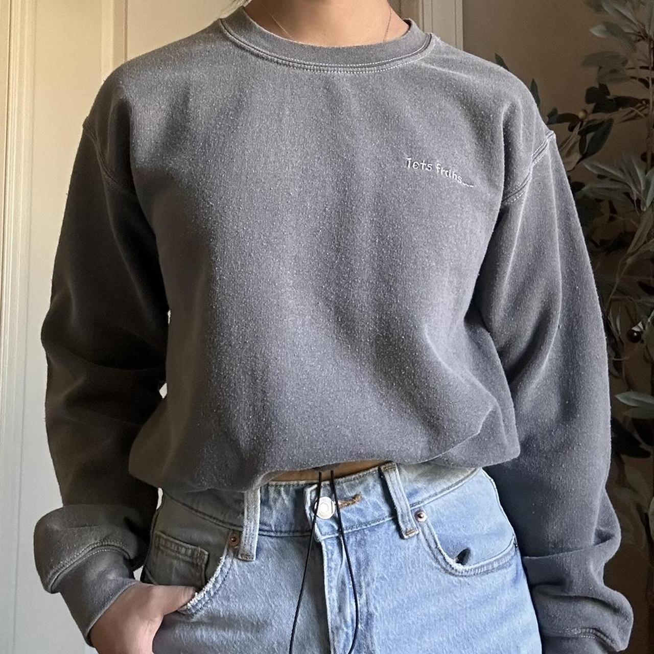 iets frans... Women's Grey Sweatshirt | Depop