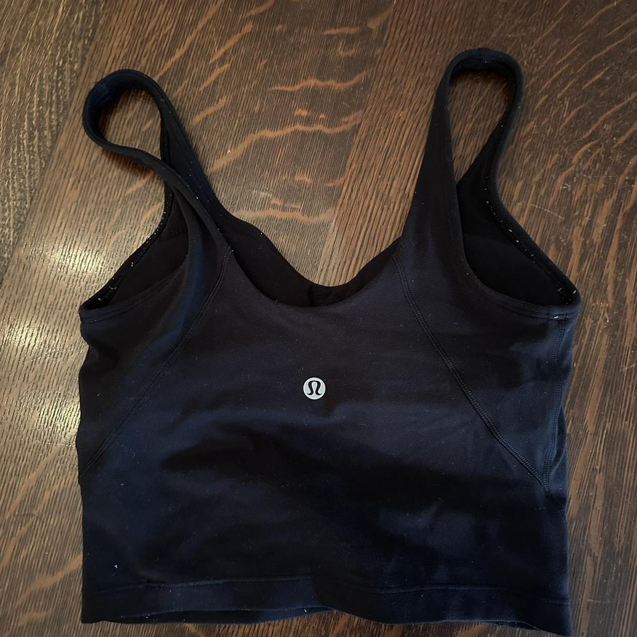 Lululemon black align tank size 2 - Depop