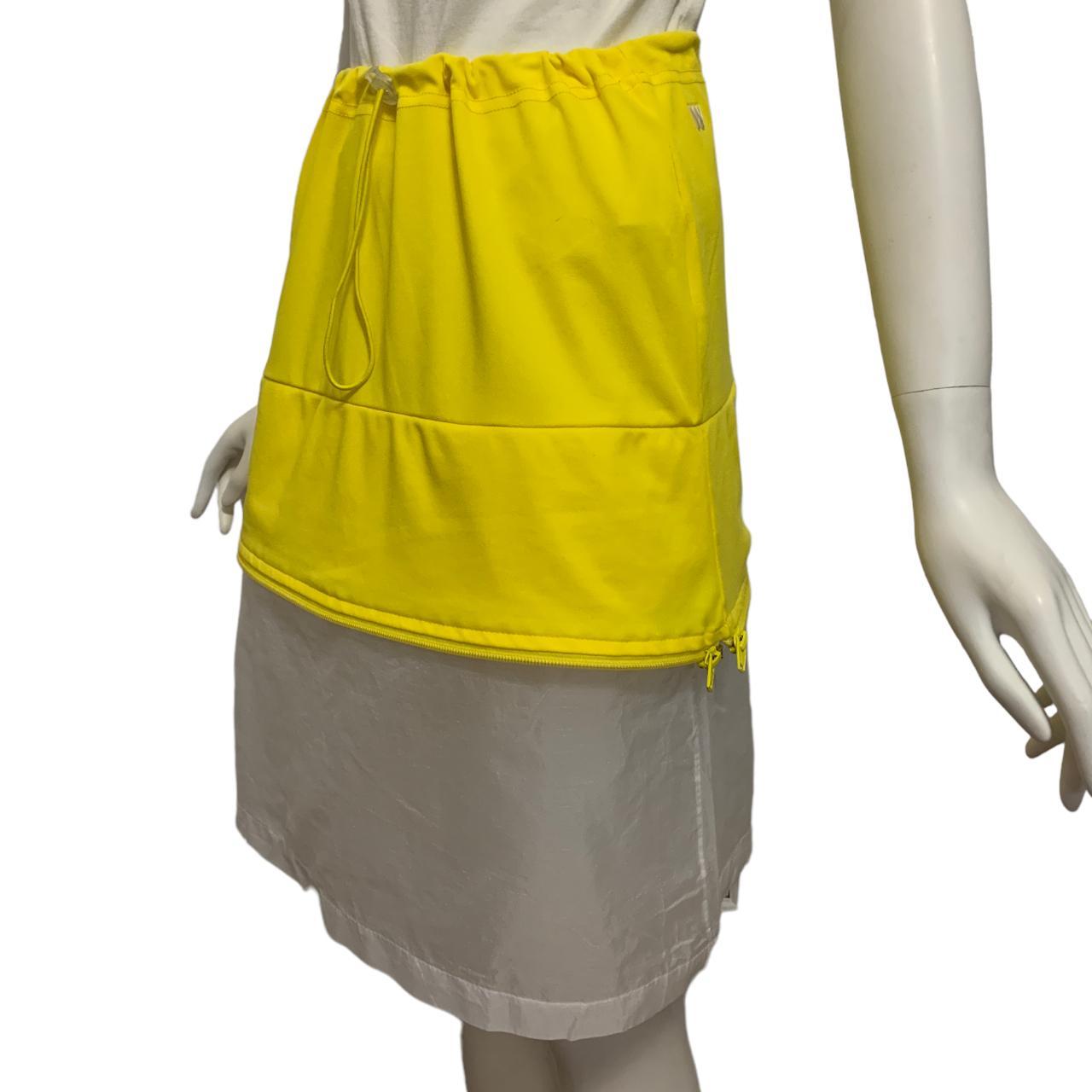 Walter Van Beirendonck Women's Yellow and Grey Skirt (2)