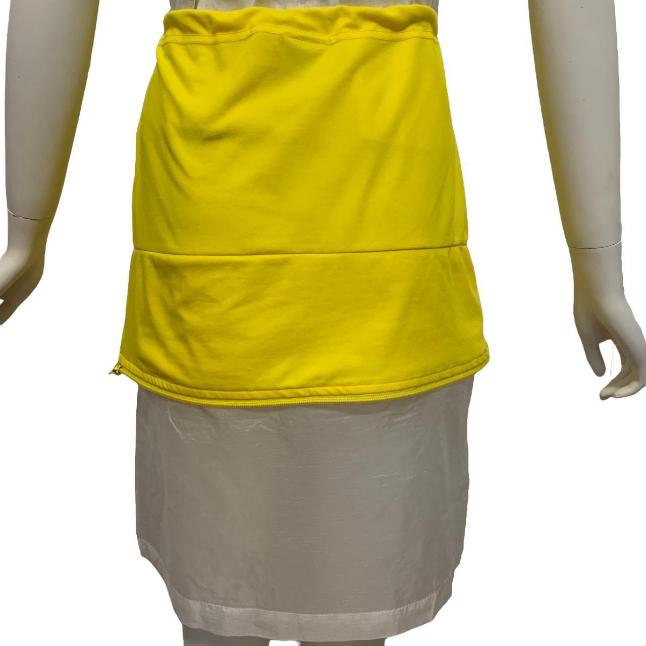 Walter Van Beirendonck Women's Yellow and Grey Skirt (4)