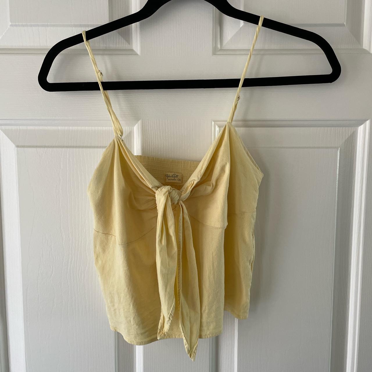 Brandy Melville Tank Yellow picnic aesthetic... Depop