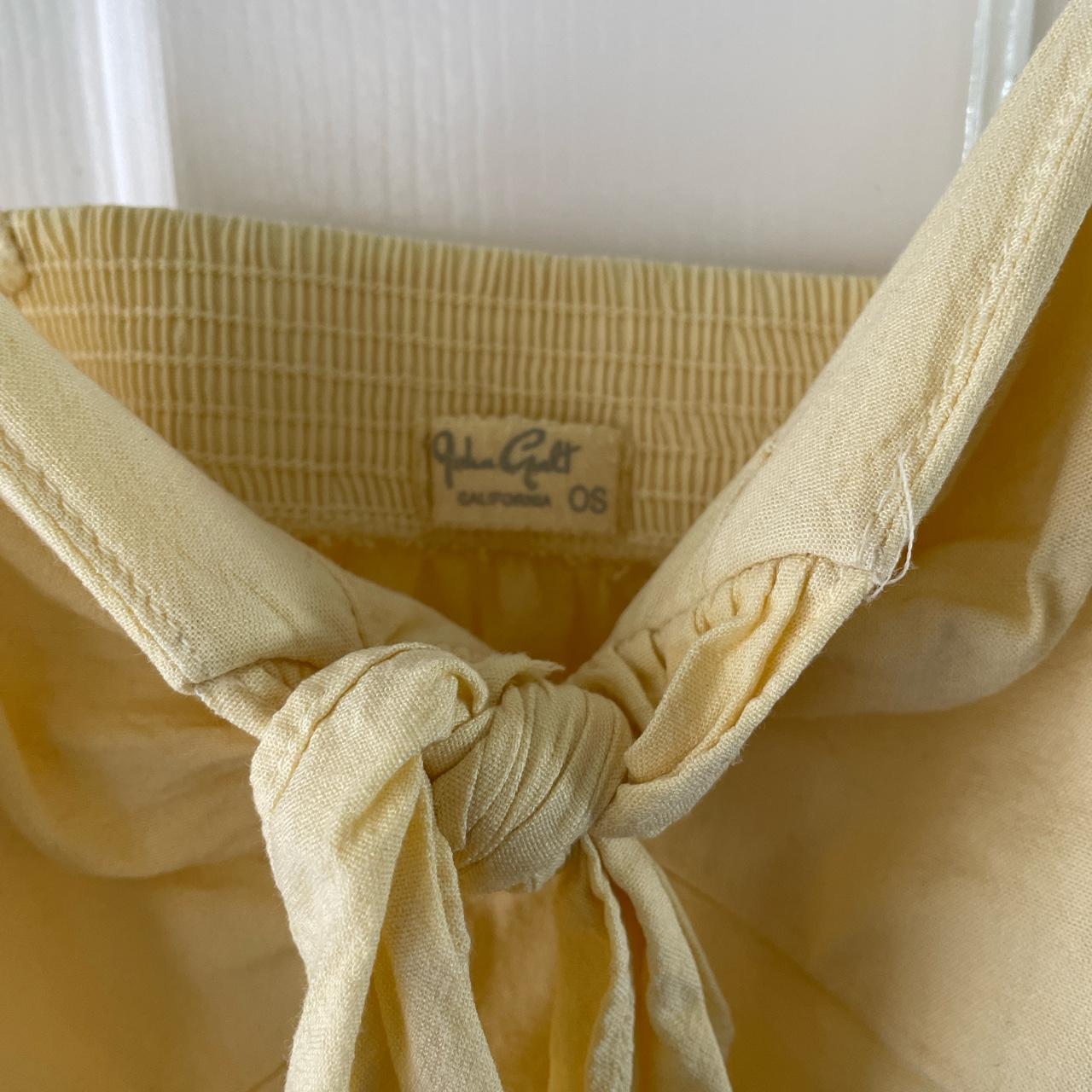 Brandy Melville Tank Yellow picnic aesthetic... Depop