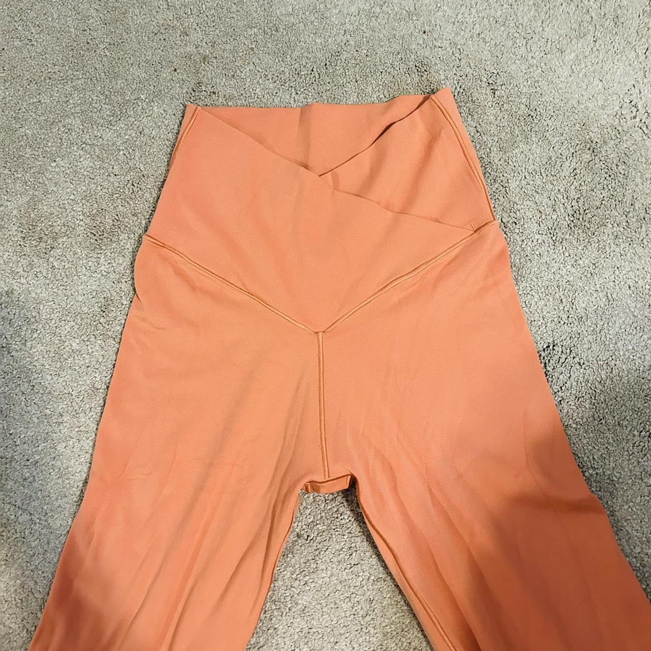 Orange crossover arie legging No longer sold Only - Depop