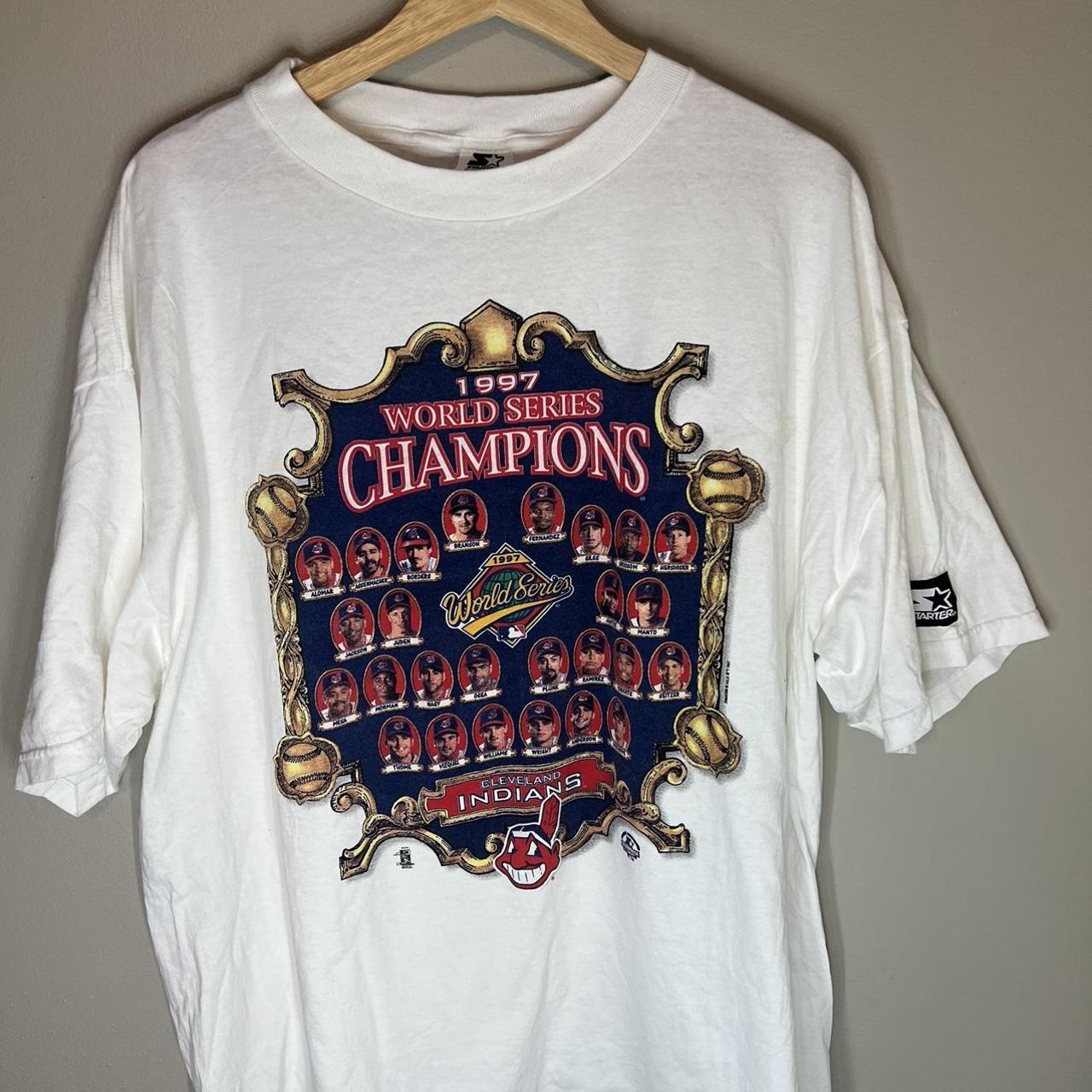 Vintage Starter - World Series Championship Braves VS Indians T
