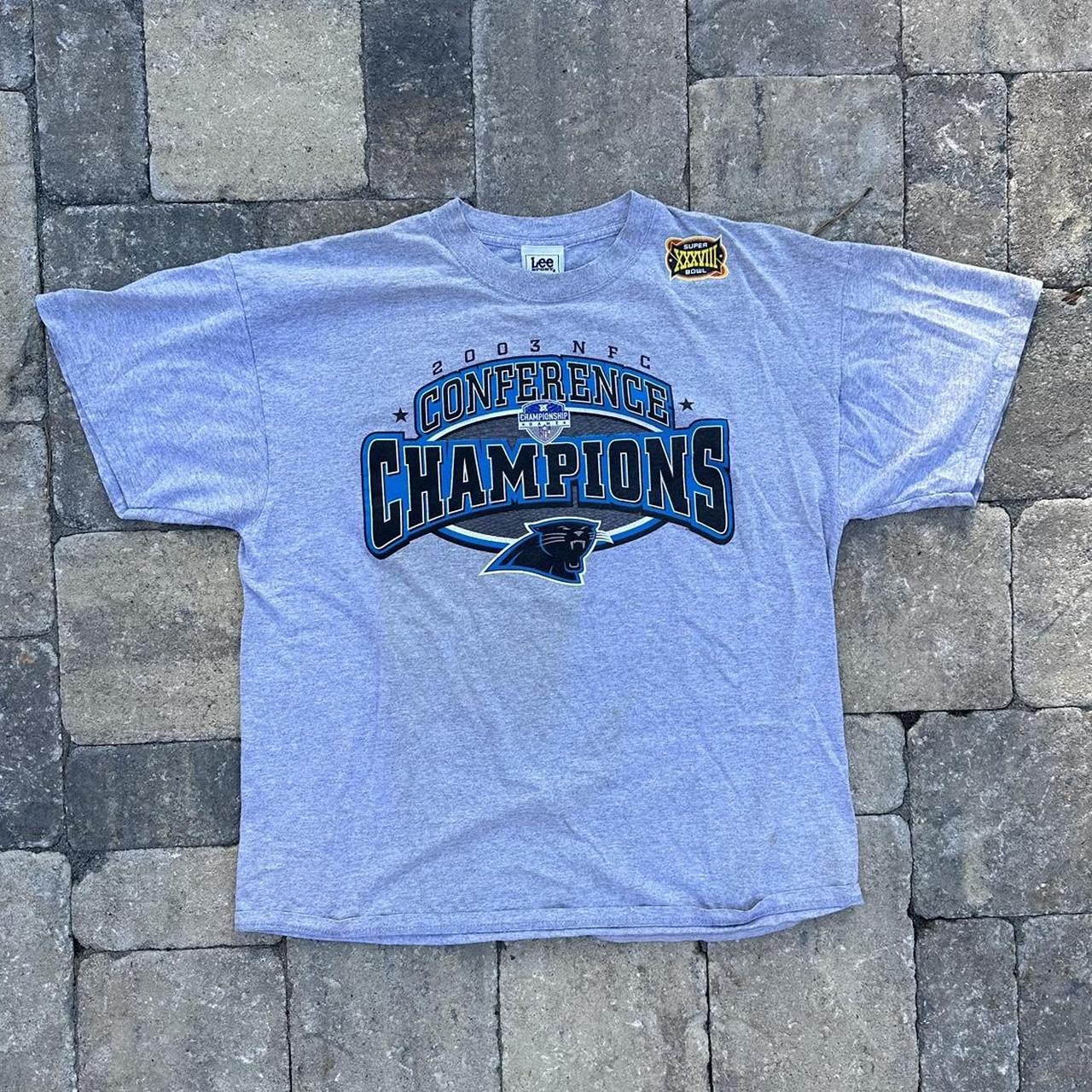 2003 Carolina Panthers Shirt super bowl - size... - Depop