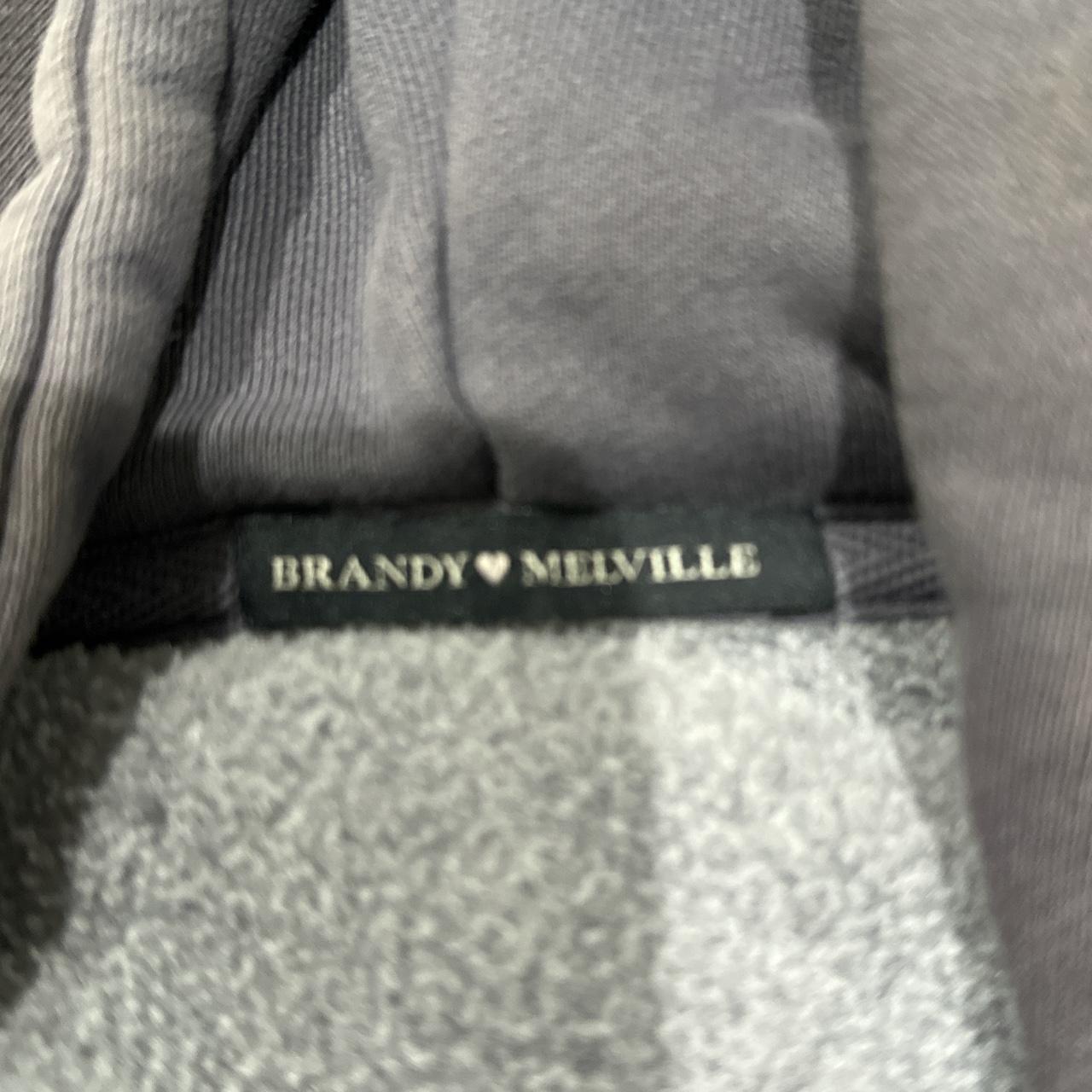 Brandy Melville Zip Up Sweatshirt NEVER WORN but... - Depop