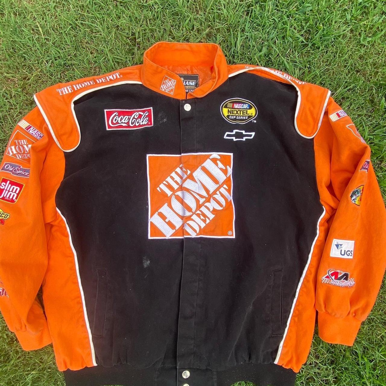 Vintage y2k the home depot jacket chase authentic 2024 nascar