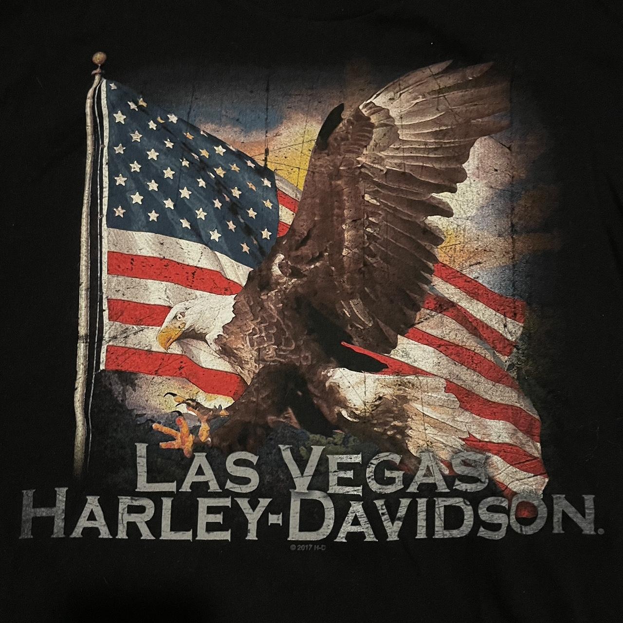 HARLEY DAVIDSON EAGLE TEE SIZE LARGE 20x29 y2k... - Depop