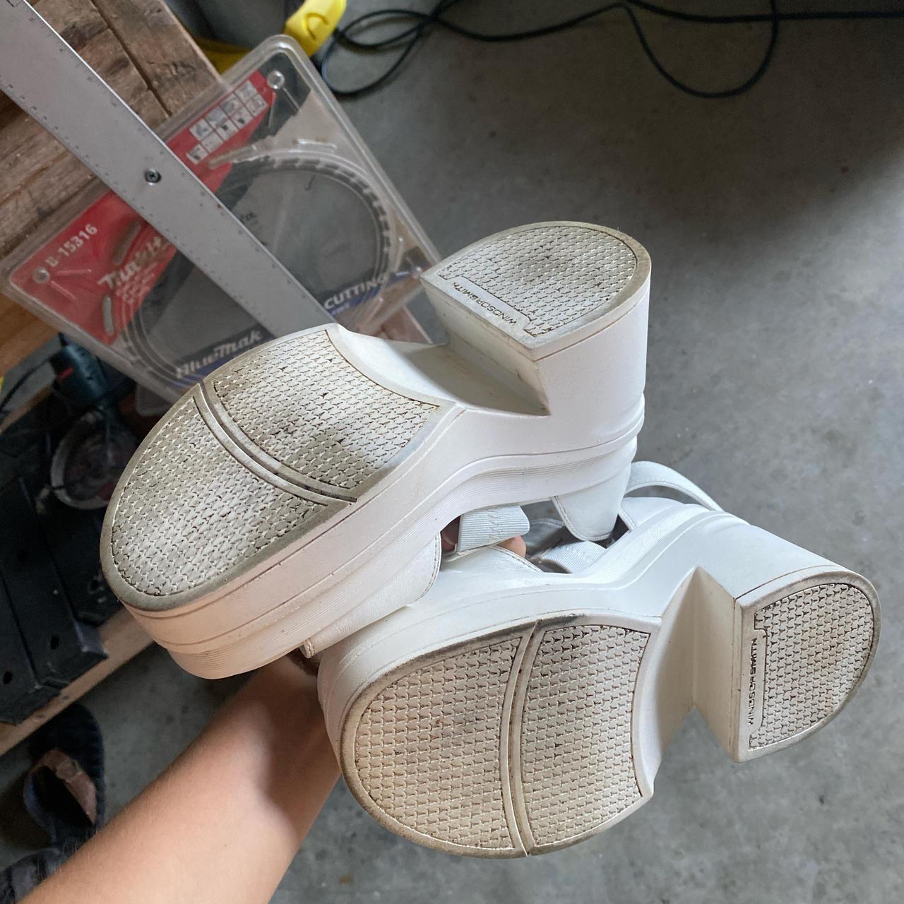 Windsor Smith — White Chunky Sandals AUS 7 UK 5 Worn | Depop