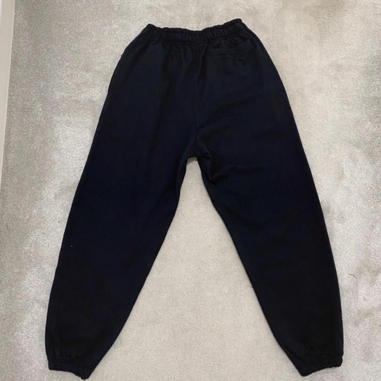 nike x stussy joggers black size small selling... - Depop