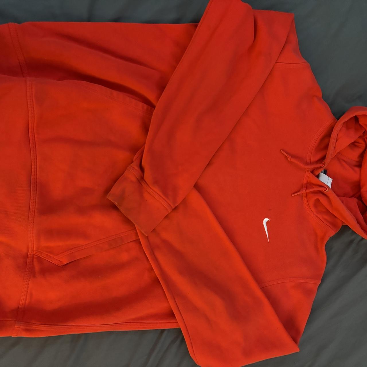 mens orange nike hoodie