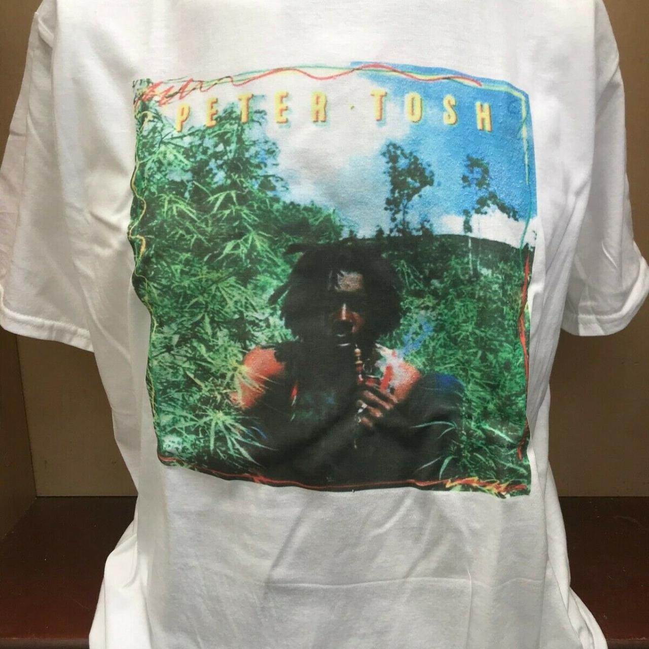 Peter Tosh - Reggae Roots Dub music white t shirt - Depop