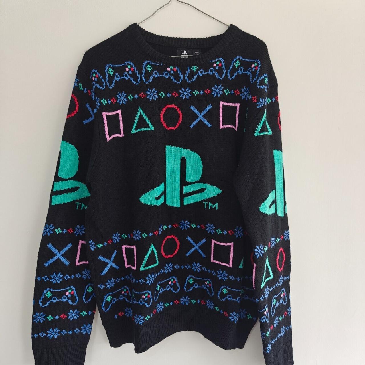 Playstation ugly christmas sweater best sale