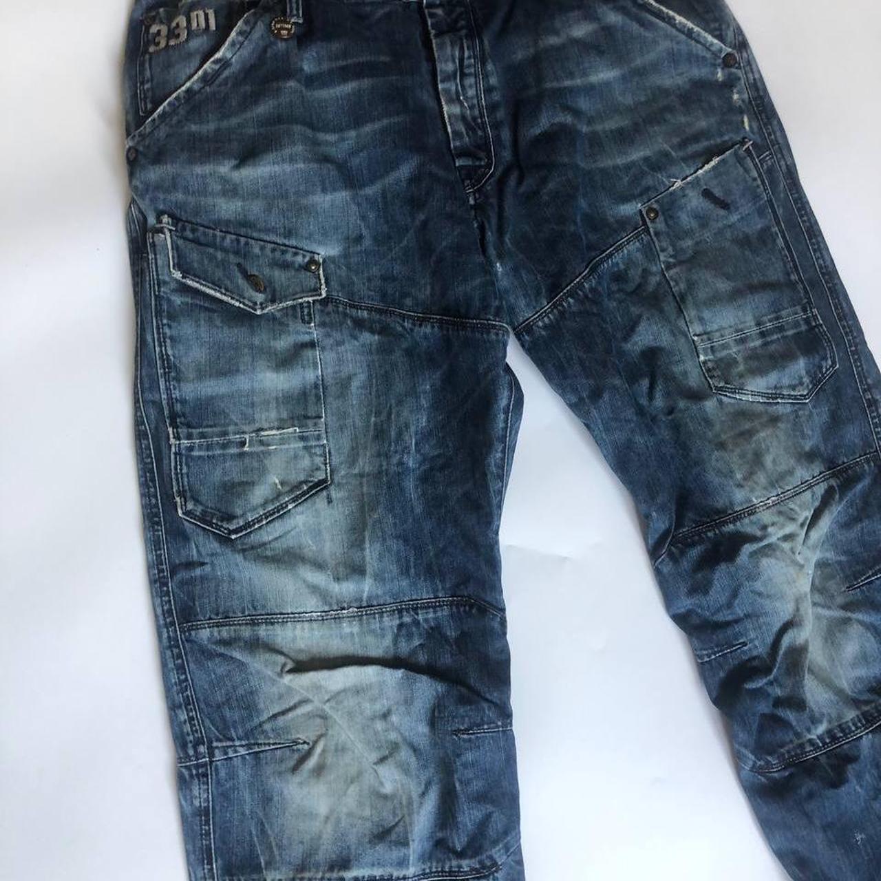 G Star Raw Rovic Tapered Cargo Trousers Beige | Mainline Menswear Denmark