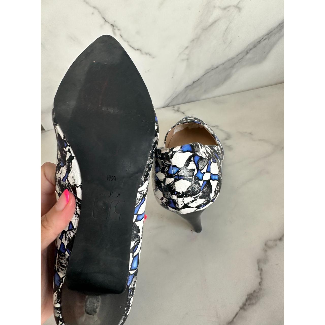 Louis Vuitton denim kitten heels! Super cute, worn - Depop