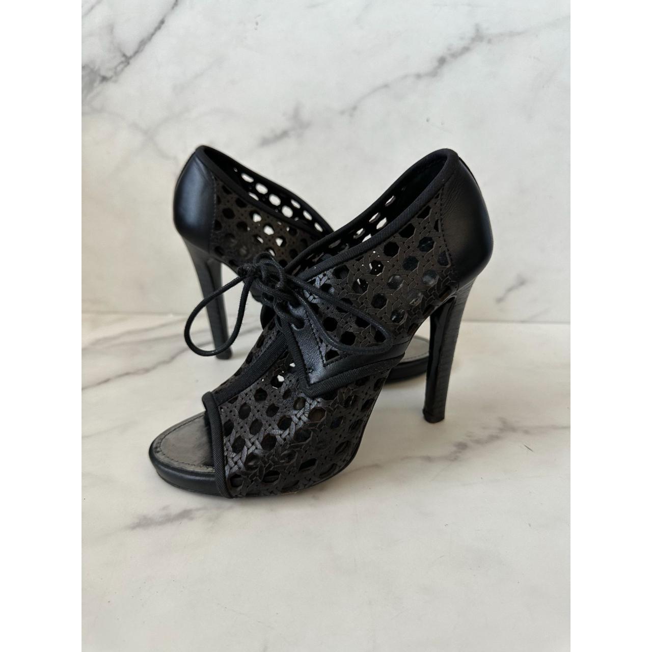 PROENZA SCHOULER Black Leather Oxford Heels Size Depop