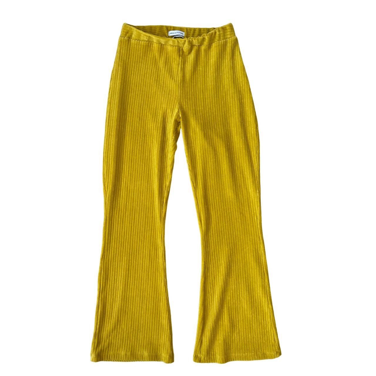 Yellow 2024 bootcut pants